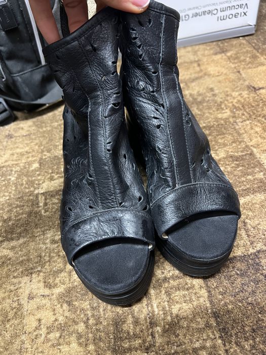 Летни боти DARIS в цвят черно