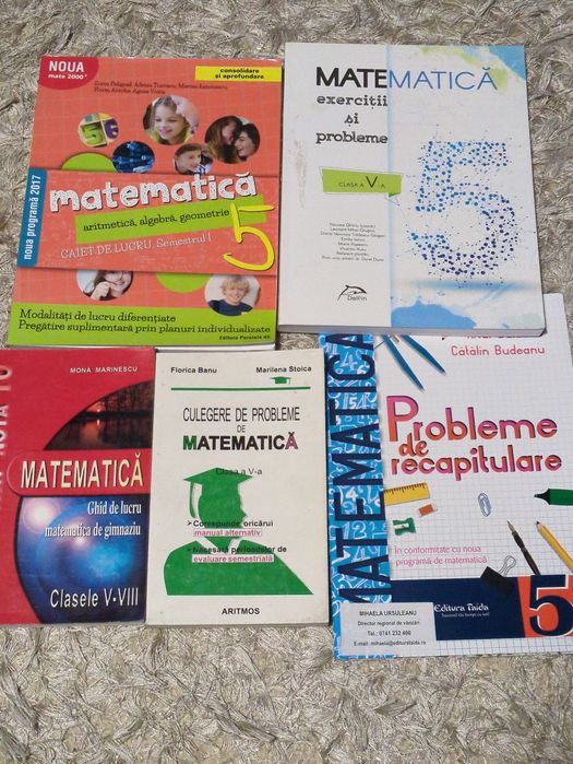 Culegeri matematică gimnaziu