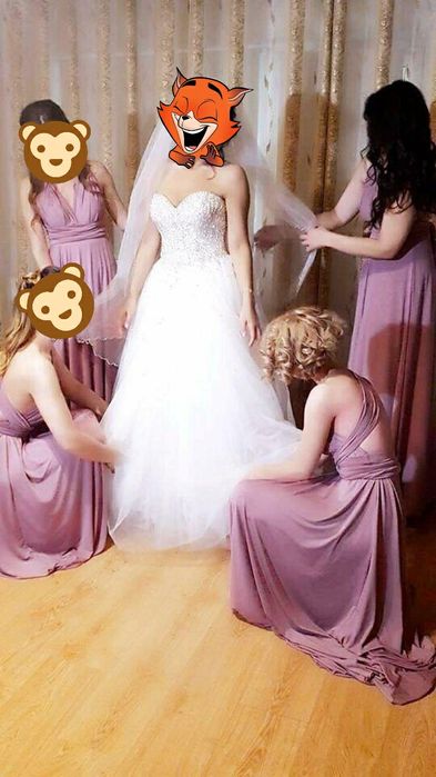 Rochie de mireasa, Model deosebit, Facuta pe comanda in Turcia