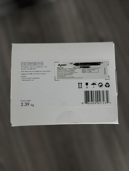 Placa de par Dyson Airstrat HT01 strawberry pink