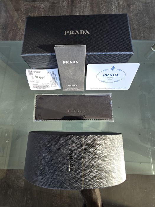 Слънчеви очила Prada SPR A57 silver green