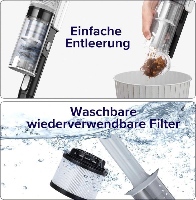 ПРОМО Нова Мощна Безкабелна Вертикална Прахосмукачка Levoit - LVAC-200