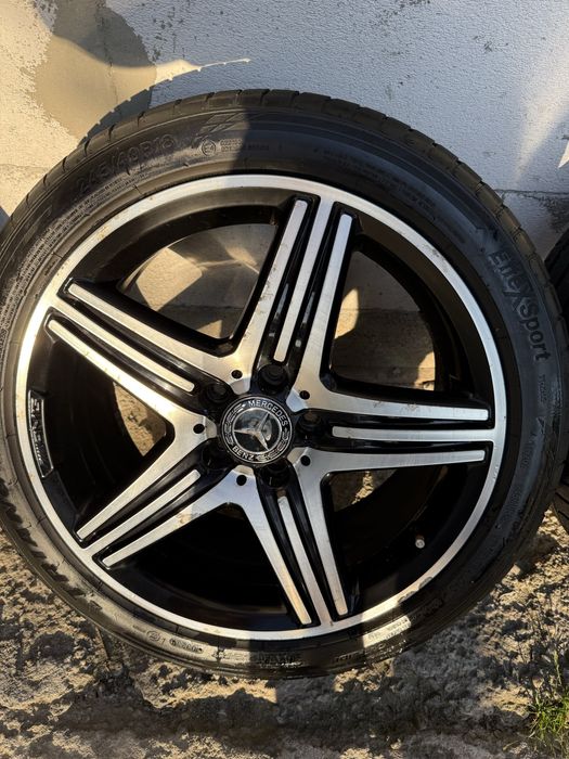 Vand jante Mercedes R18 in doua latimi cauciucuri vara