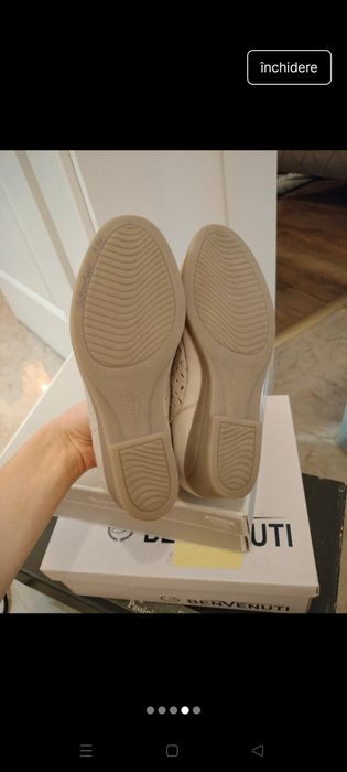 Pantofi ortopedici, de piele, noi