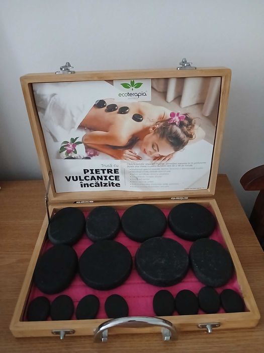 Trusa cu pietre pentru masaj