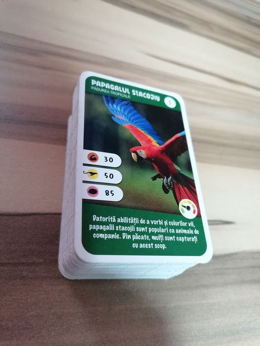 Album Expeditie 2 cu 96 cartonase + 96 cartonase Editia 1 + Boxa zoo