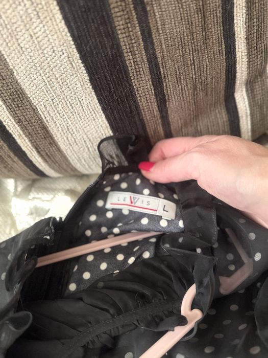 Коприна и сатен - уникална рокля М размер