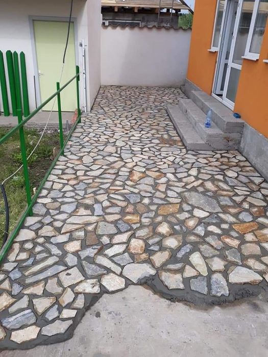 Piatra naturala de munte de Grecia 100%. Lucrez în toată Țara