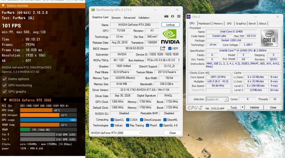 PC GAMING i5 10400 / RTX 2060
