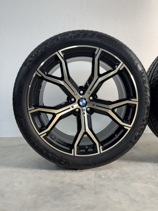 Jante Bmw X5 X6 R21 G05 G06 M741 Originale Gold Continental vara 2023