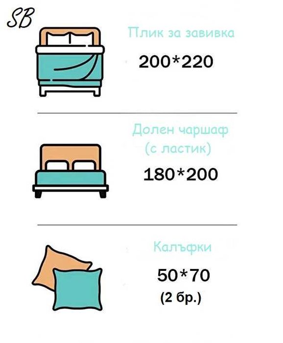Спален комплект. Последни бройки
Изработен от 100% Памук.
Цена 42лв.