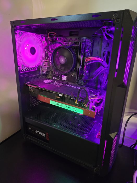Геймърски компютър AMD Ryzen 2600 , NVIDIA GTX 1070 Ti , 1 TB SSD ,  16 GB RAM