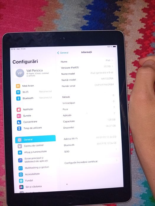 Ipad 6th gen 128gb Grey