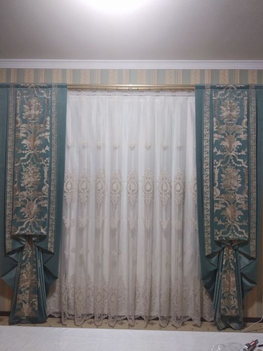 ОЧЕНЬ АККУРАТНО стирка элитных штор.