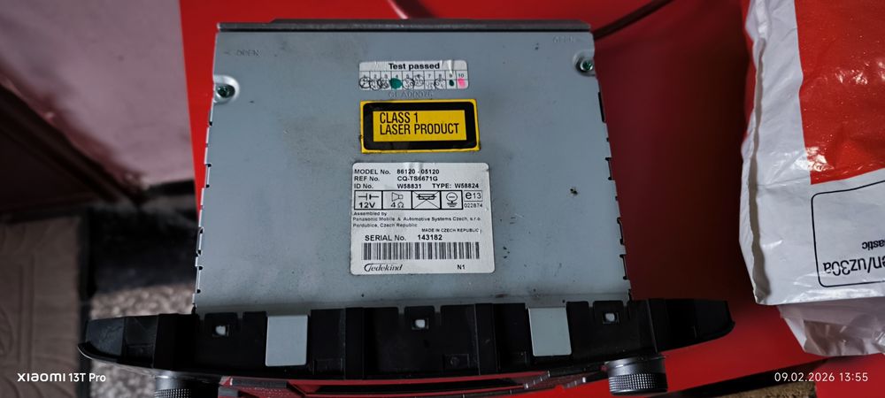 CD чейнджър за Toyota Avensis t25 Тойота Авенсис т25 2007