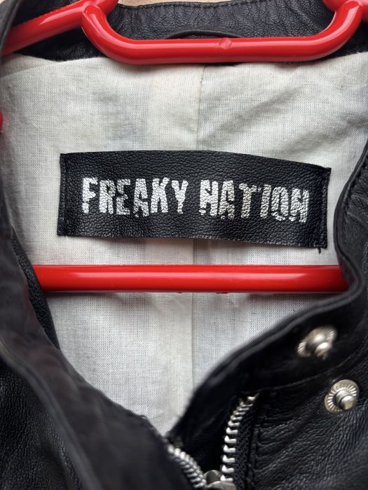 Geacă piele naturală Freaky Nation