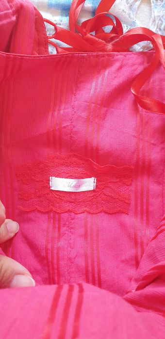 Официална дамска рокля в червен цвят+болеро