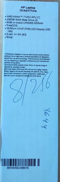 Noutbook 2 kunlik, pachti yangi