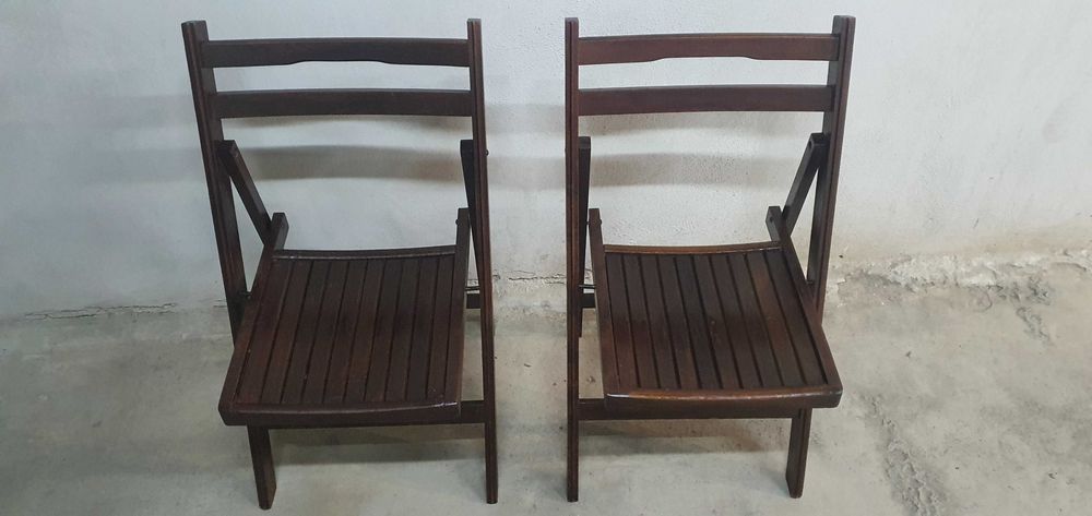 Сгъваеми столове винтидж антики