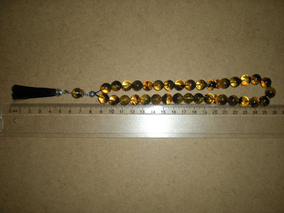 Кехлибарена броеница от балтийски кехлибар