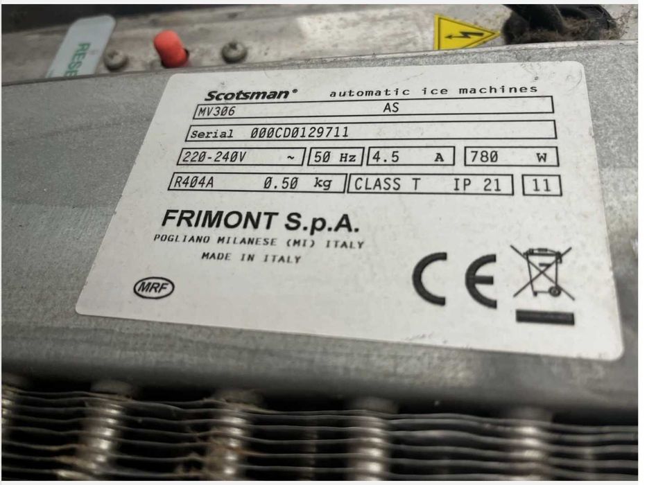Ледогенератор Scotsman Ice Machine MW 306  154кг/24ч