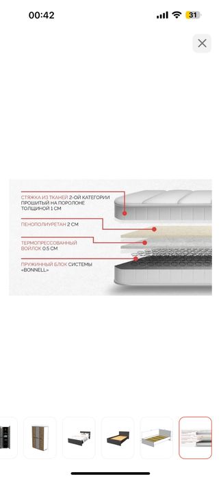 Продаю кровать новую