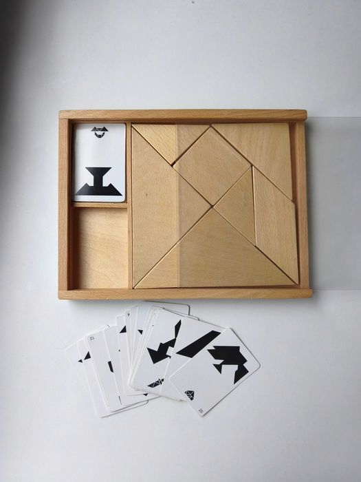 Дървена Игра TANGRAM