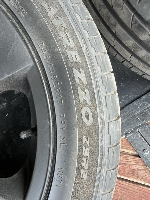 Джанти 5х120 17" BMW с чисто нови гуми