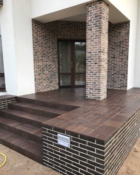 Облицовочный клинкерный кирпич