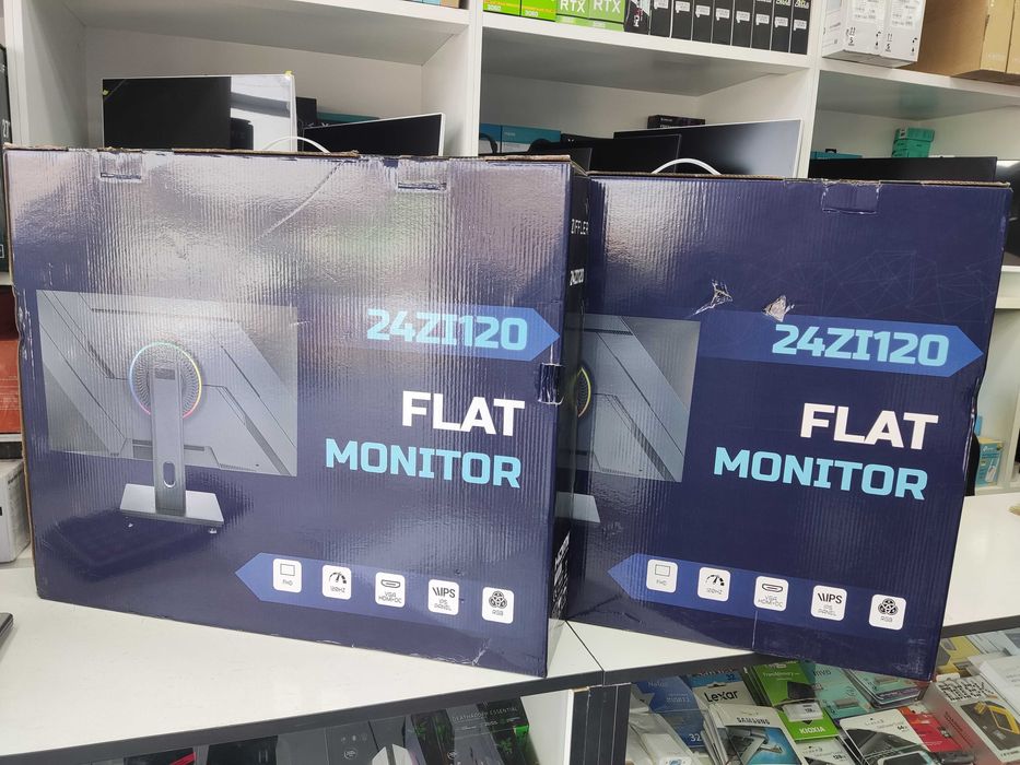 Монитор 24" Ziffler IPS LED, 120Hz 1920x1080 FullHD НОВЫЙ