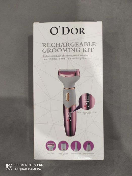 Триммер для носк и ушей  4 насадки