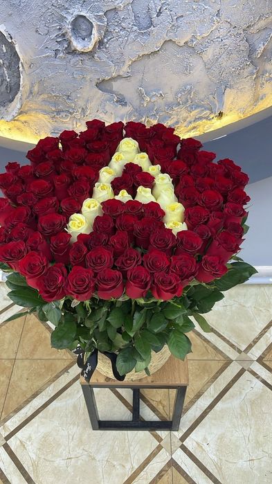 Туған күнге арналған сәнді гүл шоғы