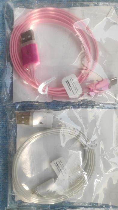 LED кабел за зареждане. USB-C