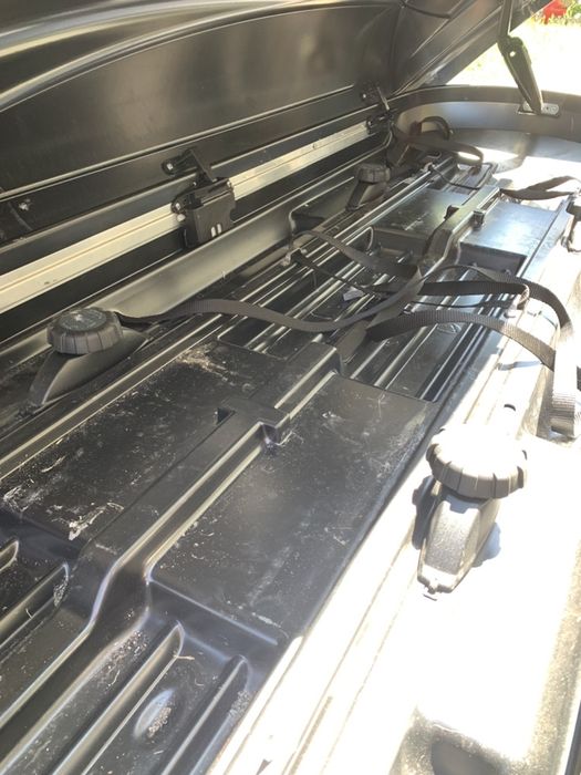 Cutie/jetbag portbagaj THULE Motion 600 Black Glossy