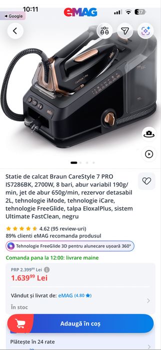 Statie de calcat BRAUN CARESTILE7