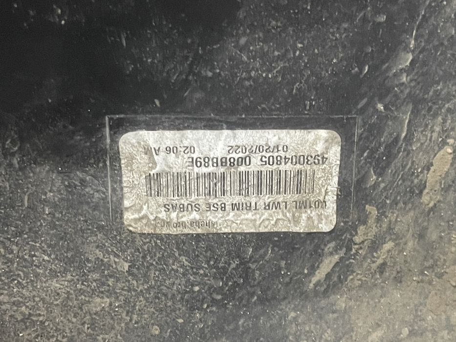 Fusta Trim bara spate pachet M Bmw x3 g01 Facelift 2021-2023