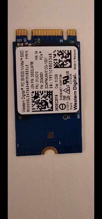 SSD 512  GB laptop NvMe