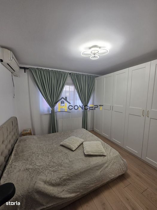 Parc L.Raiciu Apartament 2 cam transformat in 3 camere mobilat utilat