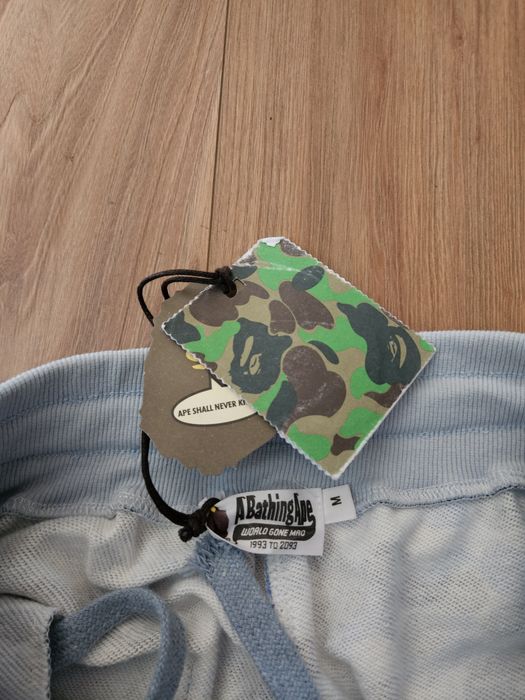BAPE Big ABC Camo Side Shark Sweat Shorts 'Blue'