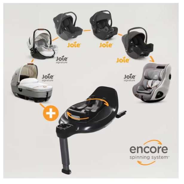 Scaun auto Joie i-Harbour E Signature + bază i-Size i-Base Encore ISOFIX 360° - VERDE