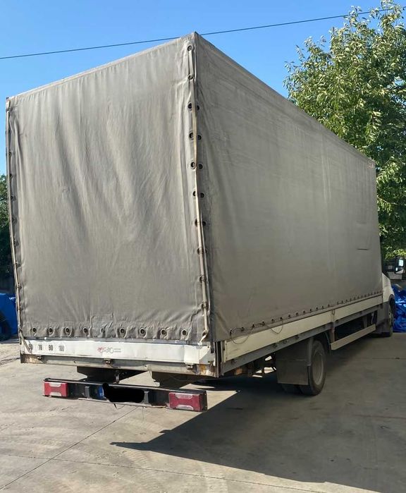 Iveco Daily 50C15 | 2017 | Euro 6 | Platformă prelată 6.20 m | 150 CP | AC | Unic proprietar