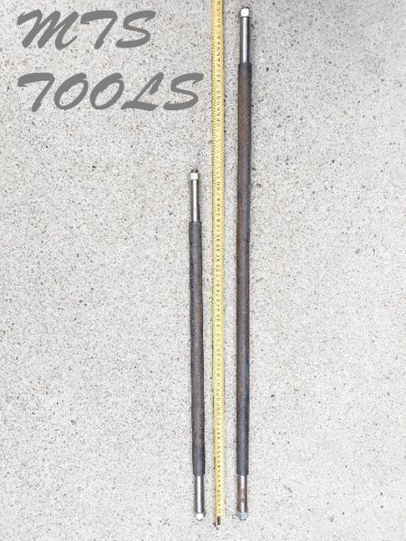 Ax pentru roti carut emorca liza 60 cm si 100cm rulment 20mm