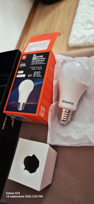 Bec inteligent de la Xiaomi, modelul Mi Smart LED Bulb