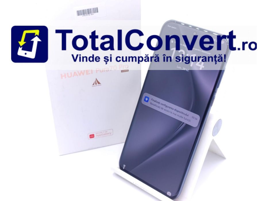 Huawei Pura 70 Pro 512GB Black 12GB Dual, Garantie 24 luni | #D94572