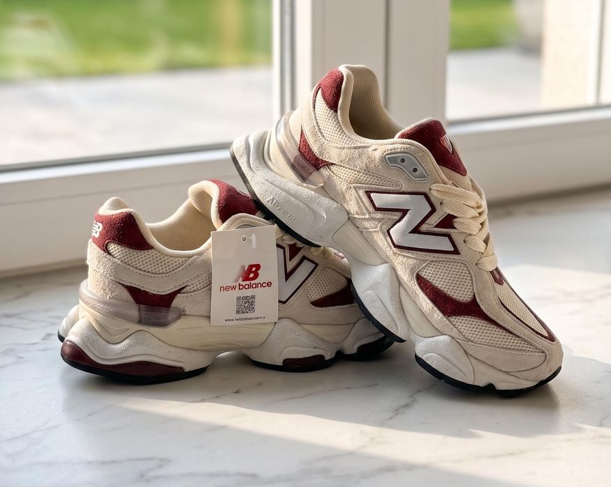 Adidasi New Balance 9060 Crem Visiniu