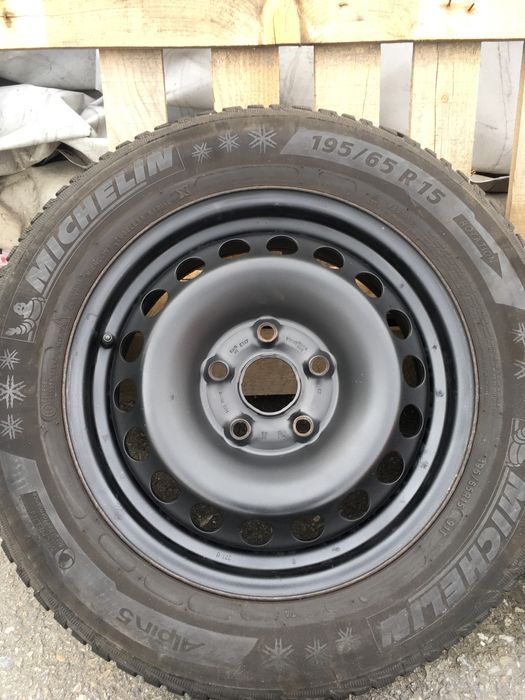 Jante iarnă 5x112 M+S 195 65 R15 Seat Vw Golf Et47