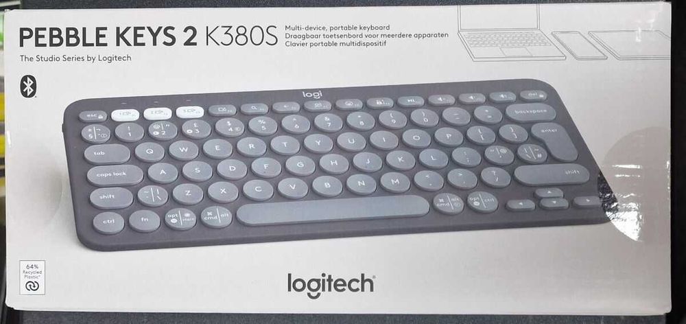 Tastatura Bluetooth Wireless LOGITECH Pebble Keys 2 K380s Nou Sigilata