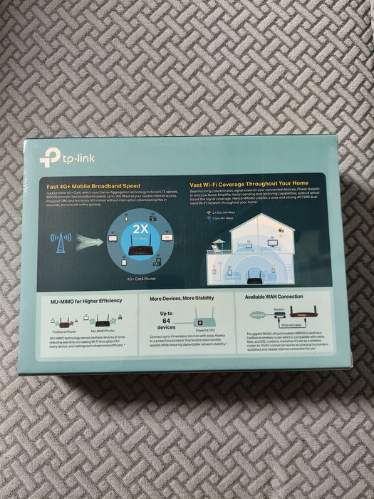 Router Sigilat Tp-link 4G+ AC 1200 Dual Band Wi-Fi LTE