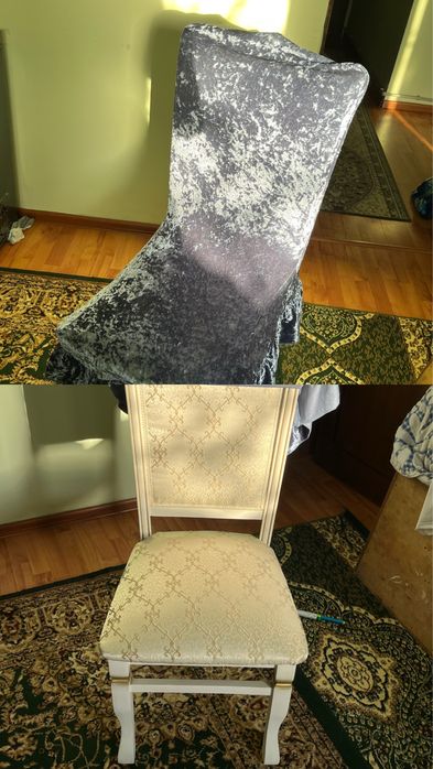 Стулья  продам хорошее состоение с чехолом