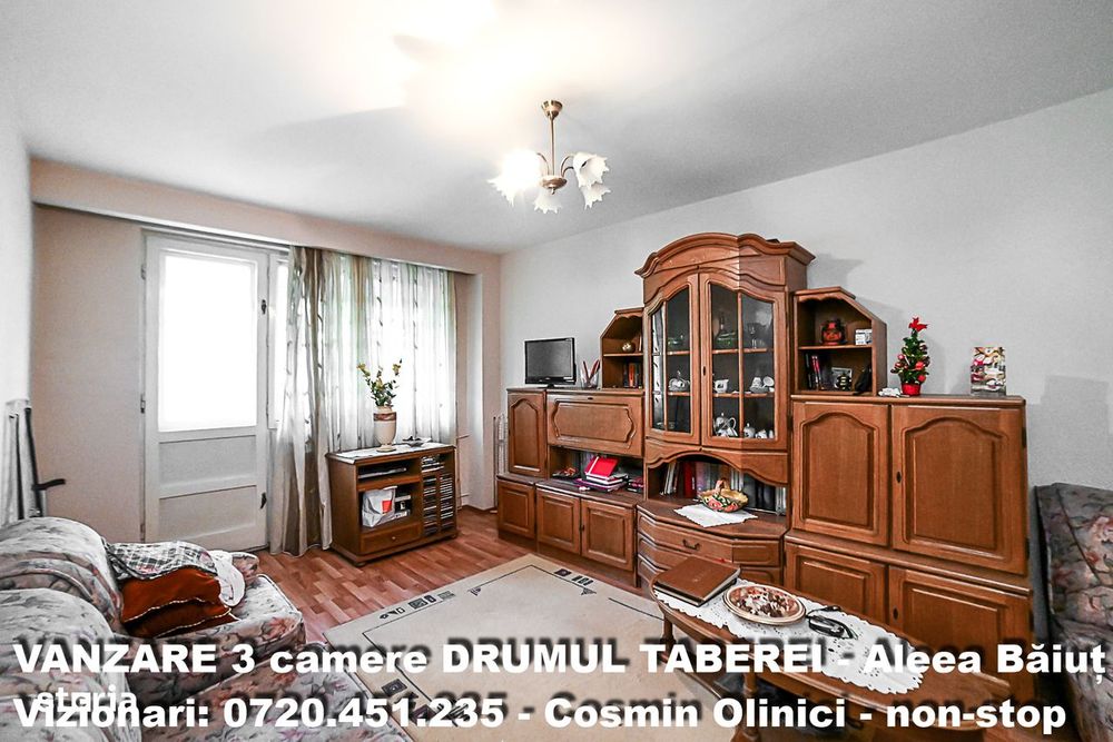 Vanzare Apartament 3 camere dec. Drumul Taberei, Aleea Baiut — fotografia 1